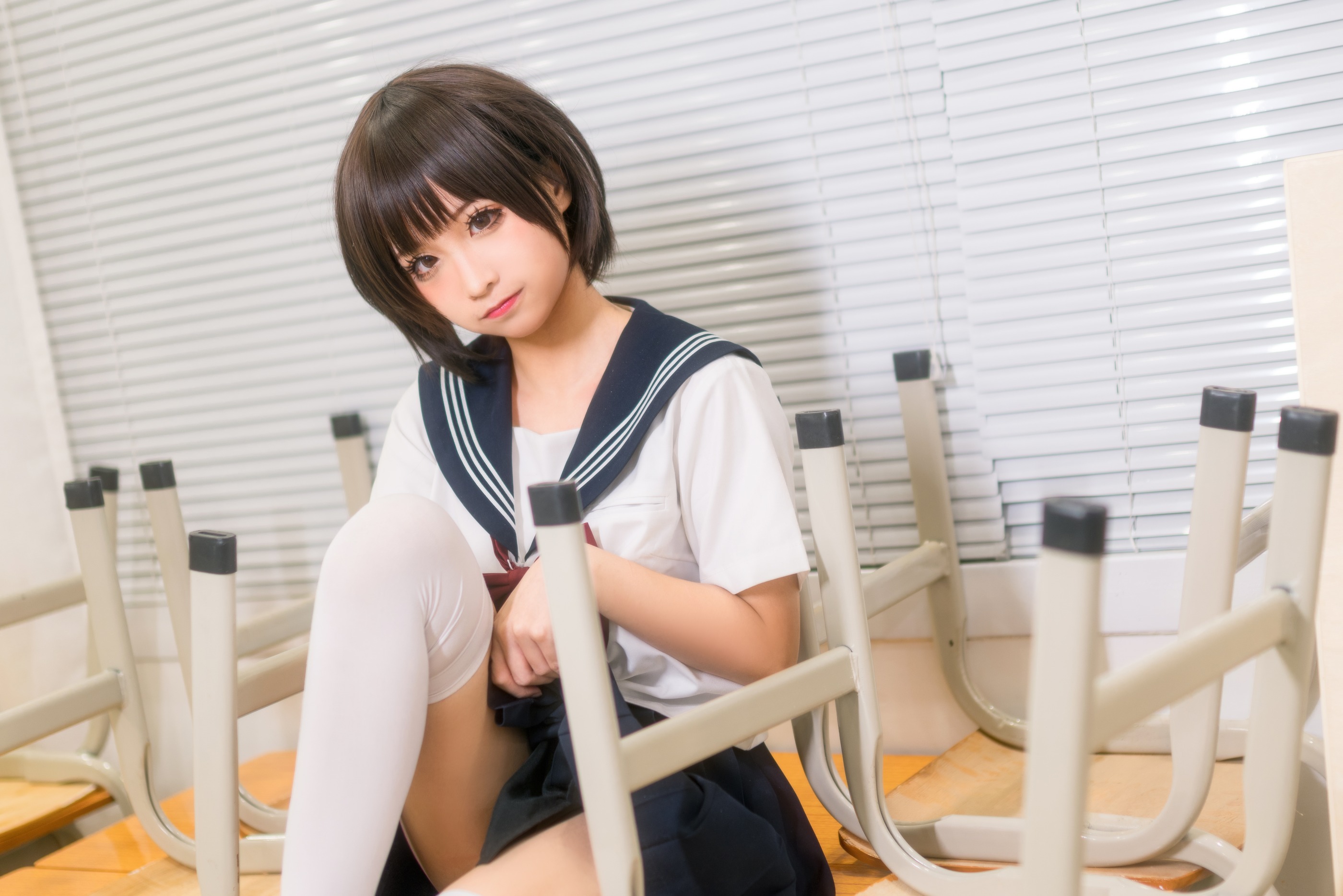 图片[1]-蠢沫沫 – NO.038 教室[61P]-XikXak